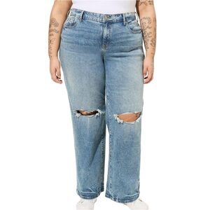 Torrid Light Blue Perfect Wide Leg Vintage Stretch Jeans